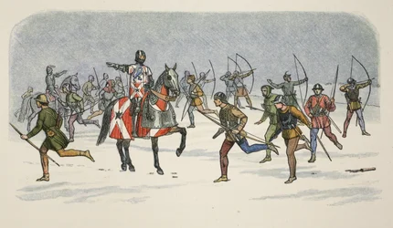 Stratagem of Lord Fauconberg at Towton, 29 March 1461, from A Chronicle of England BC 55 to AD 1485